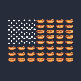 American Hotdog Flag T-Shirt