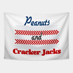 Peanuts & Cracker Jacks: Baseball Americana Tapestry