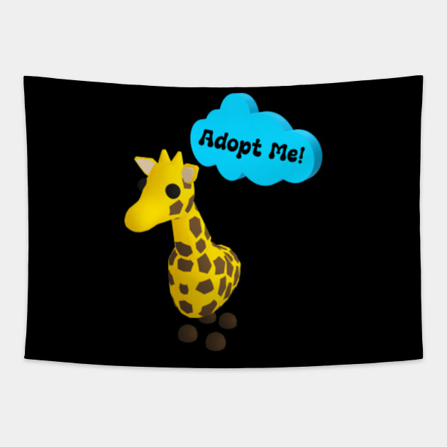 Adopt Me Giraffe Adopt Me Roblox Tapestry Teepublic Au - giarffe roblox game