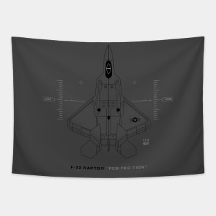 F-22 Raptor Perfection Tapestry