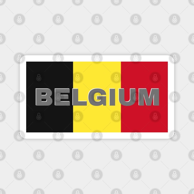 Belgium Flag Magnet by aybe7elf