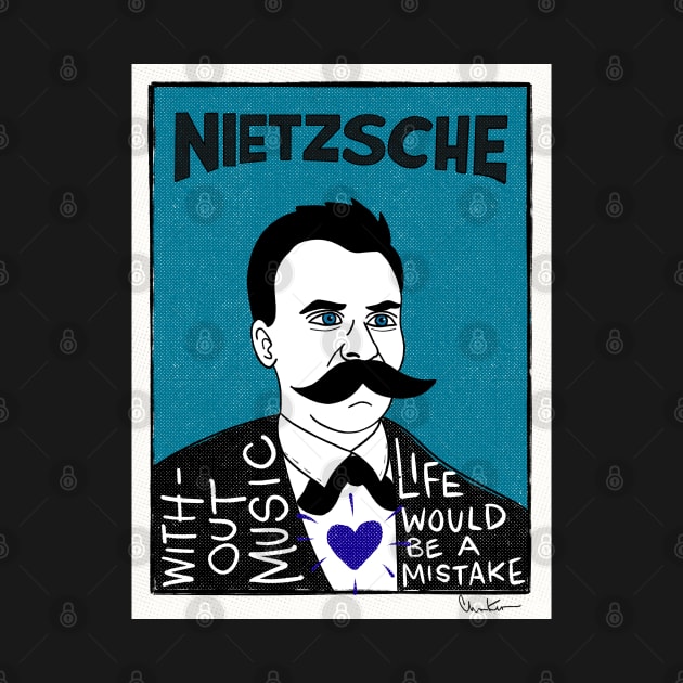 Friedrich Nietzsche by krusefolkart
