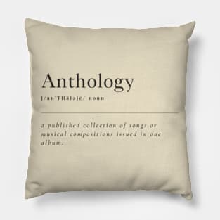 Anthology definition - Taylor Swift, The Tortured Poets Department Anthology Pillow