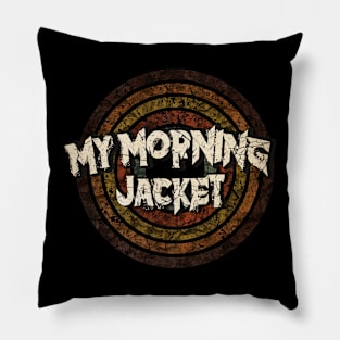 My Morning vintage design on top Pillow