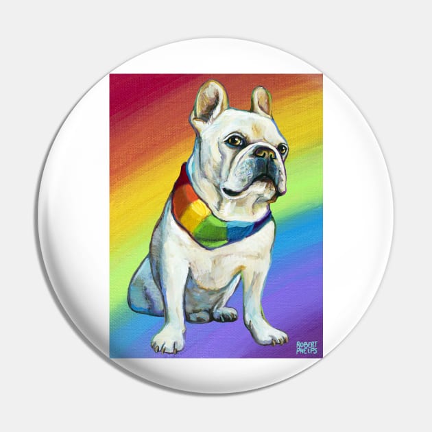 Bruley the Frenchie by Robert Phelps Pin by RobertPhelpsArt