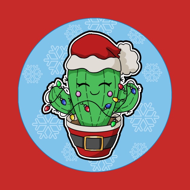 Happy Christmas Cactus by Happy Taco Studio