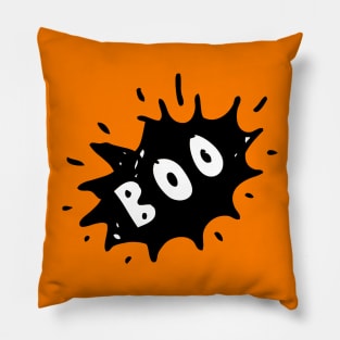 Scary Boo Ghost Halloween Pillow