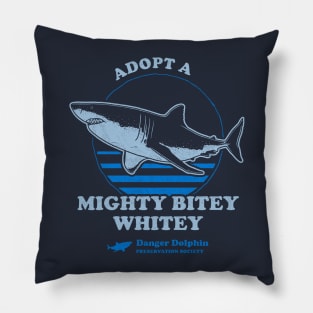 Adopt A Mighty Bitey Whitey Pillow