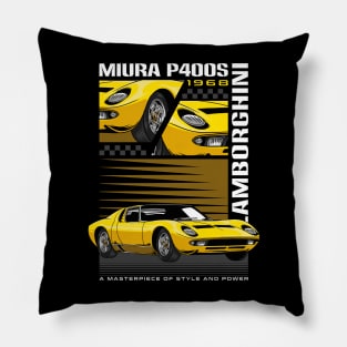 Vintage Exotic Car Pillow