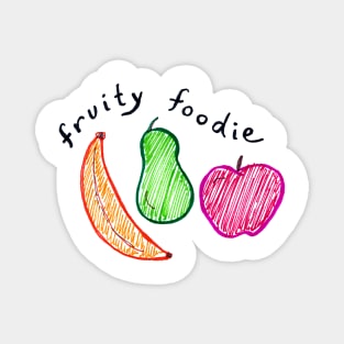 Fruity Foodie Cute Fruit Design Magnet