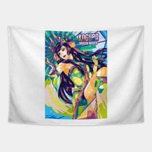 Kagura Dragon Maiden Tapestry