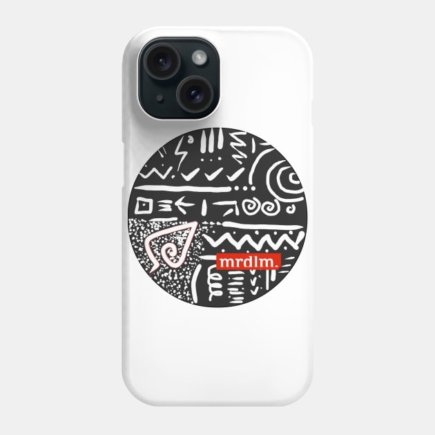 Circle tribal sketching Phone Case by Andeust