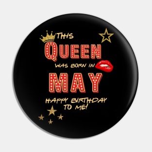 May Birthday Gift Pin