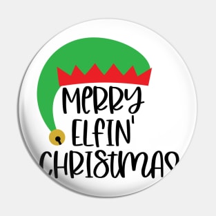 Merry Elfin Christmas Pin