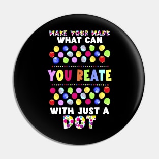 International Dot Day 2022 Colorful Polka Dot Happy Dot Day Pin