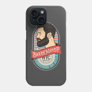 barber shop nyc Phone Case
