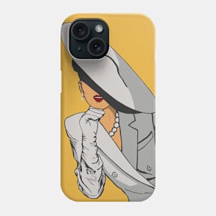 A Lady in White Phone Case