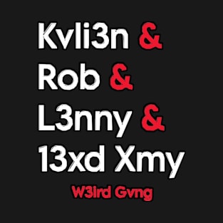 W3IRD GVNG ''FRIENDS'' T-Shirt