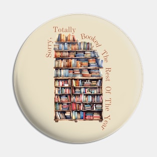 Book lover funny Pin