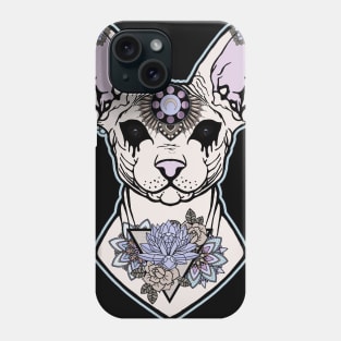 Cat with tatts Phone Case