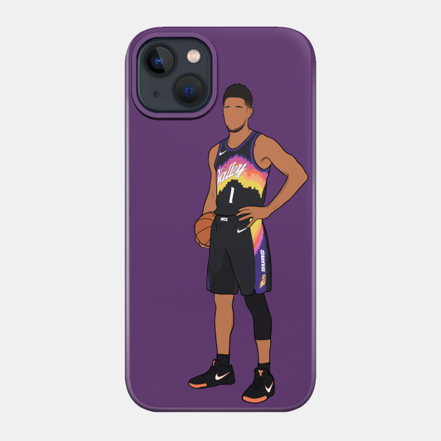 Devin Booker Phx Suns Valley Uniform - Devin Booker - Phone Case