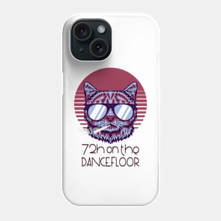 72H on the dancefloor - Catsondrugs.com - Techno Party Ibiza Rave Dance Underground Festival Spring Break  Berlin Good Vibes Trance Dance technofashion technomusic housemusic Phone Case