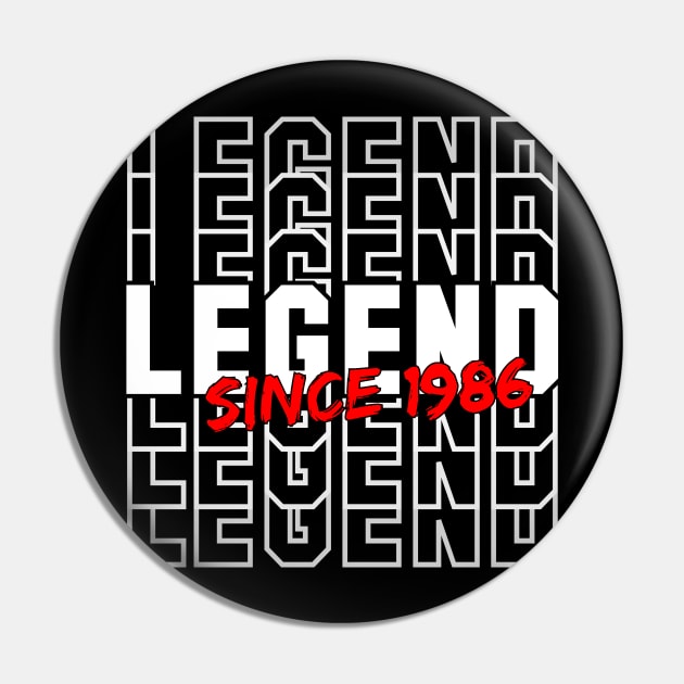 Legend Since 1986 Pin by Geoji 