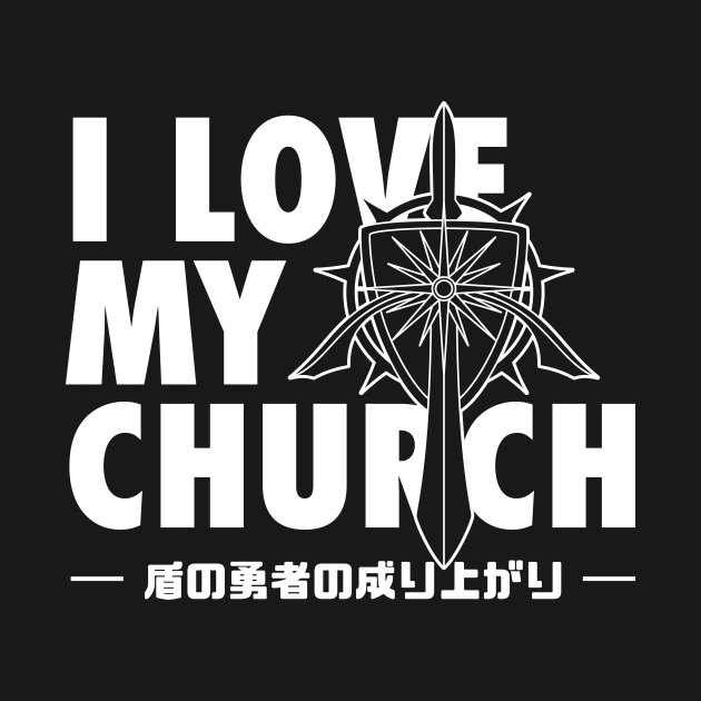 BD016 I Love My Four Heroes Church by breakout_design