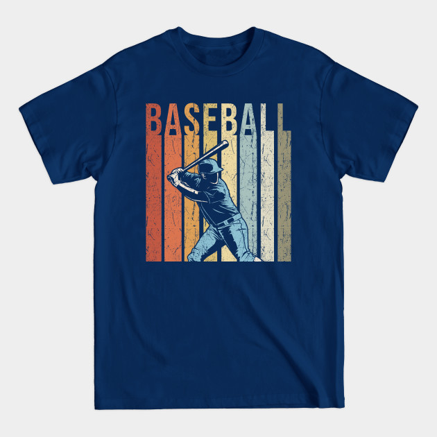 Disover Baseball Player Retro - Baseball Game - T-Shirt