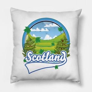 Scotland retro logo Pillow
