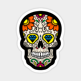 Dia de los Muertos - Sugar Skull Magnet