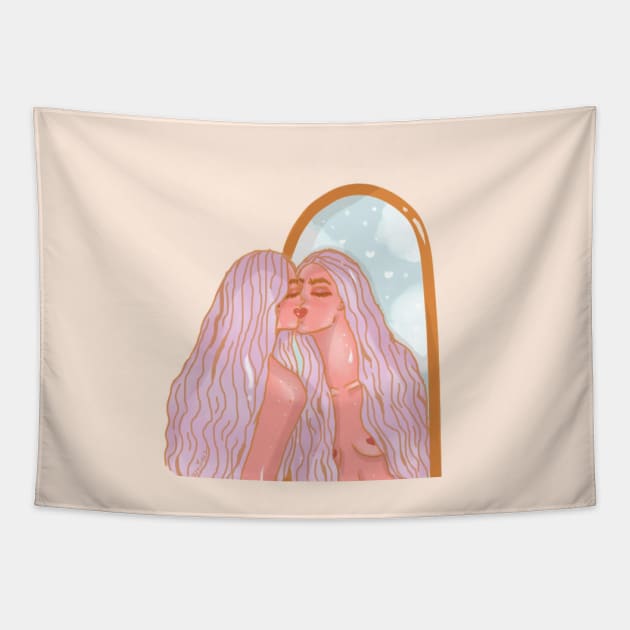 Self love Tapestry by aztunez