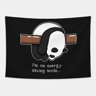 Lazy Panda On Energy Saving Mode Tapestry