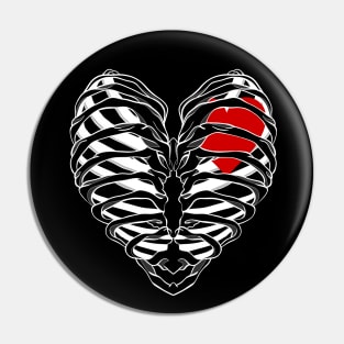 RIBE CAGE HEART Pin