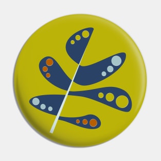 Colorful Abstract Plant Pin