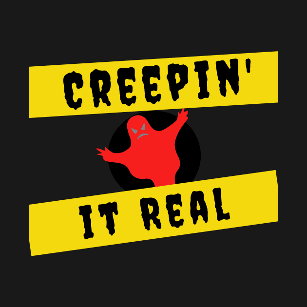 Creeping it real ghost Halloween Shirt by Patricke116