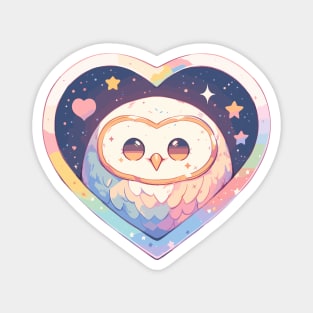 Kawaii - Owl Love Magnet