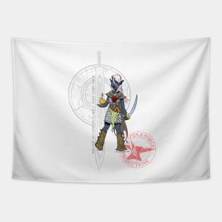 Half-Drow Adventurer Tapestry