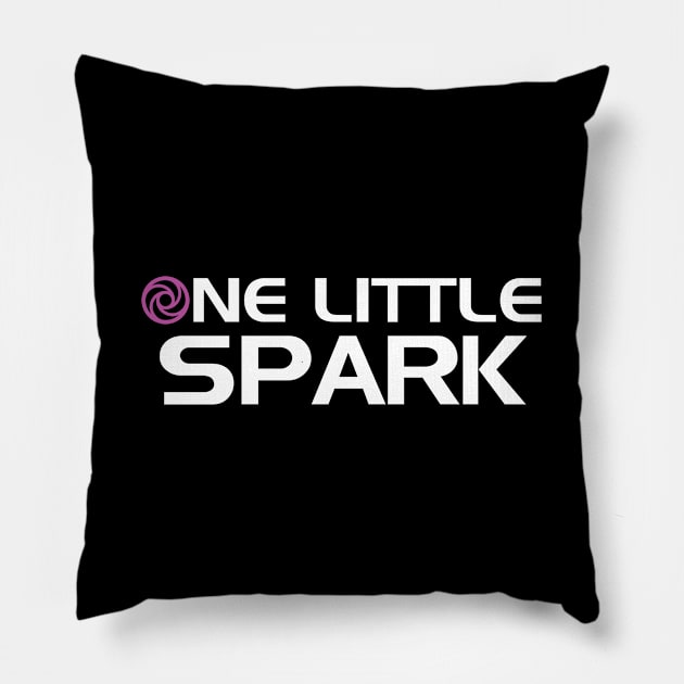 One Little Spark Pillow by mattrodz