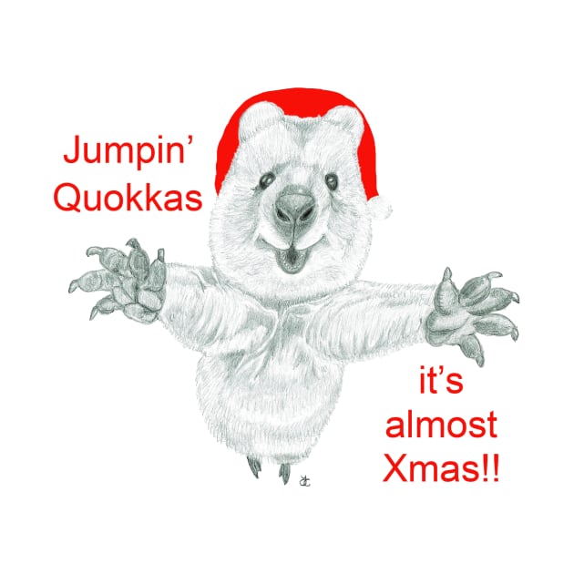 Jumping Quokkas it's almost Xmas!! by Acetry99