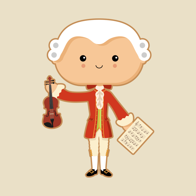 Wolfgang Amadeus Mozart by sombrasblancas