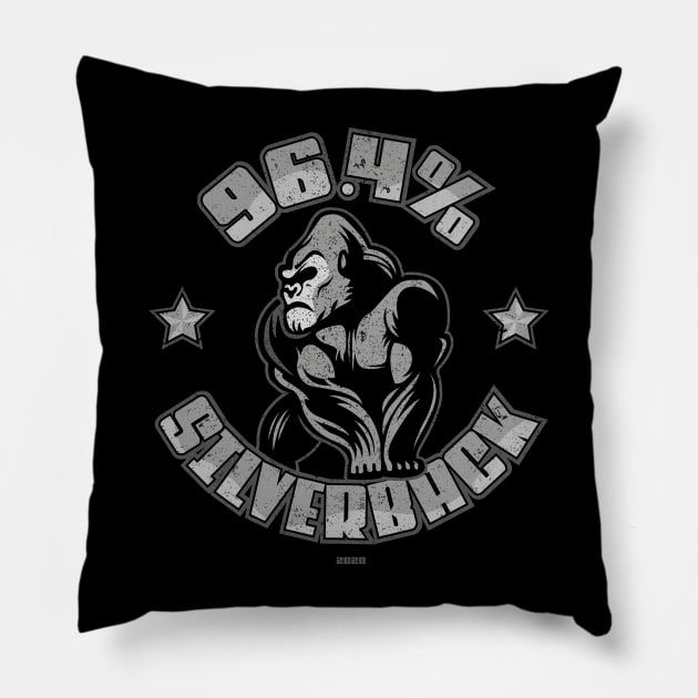 96.4% Silverback gym apparel, brand Pillow by BOEC Gear