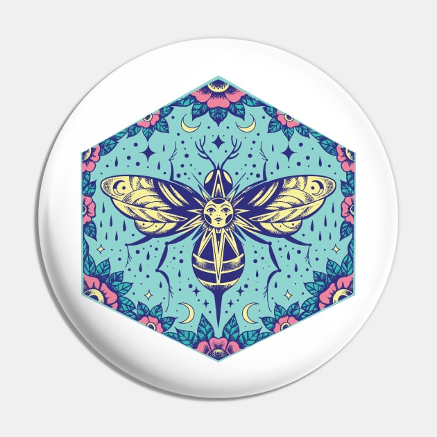 Magical honeybee Pin by Paolavk