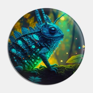 magic chameleon Pin