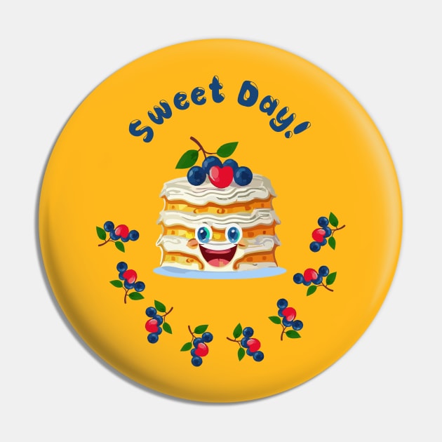 Funny cake Pin by Evgeniya