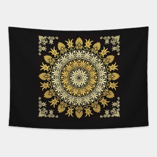 Copy of Golden circular Greek ornament Tapestry