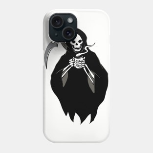 Grim Reaper Loves Coffee Fan Gift Phone Case