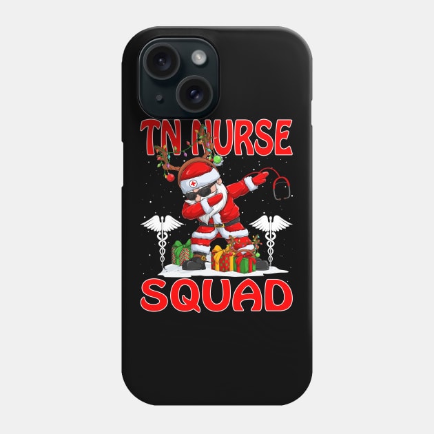 Christmas Tn Nurse Squad Reindeer Pajama Dabing Santa Phone Case by intelus
