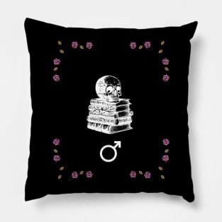 Dark academia male Pillow