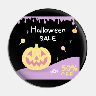 Halloween Scary Evil Pumpkin Funny Pumpkin Head sale Pin